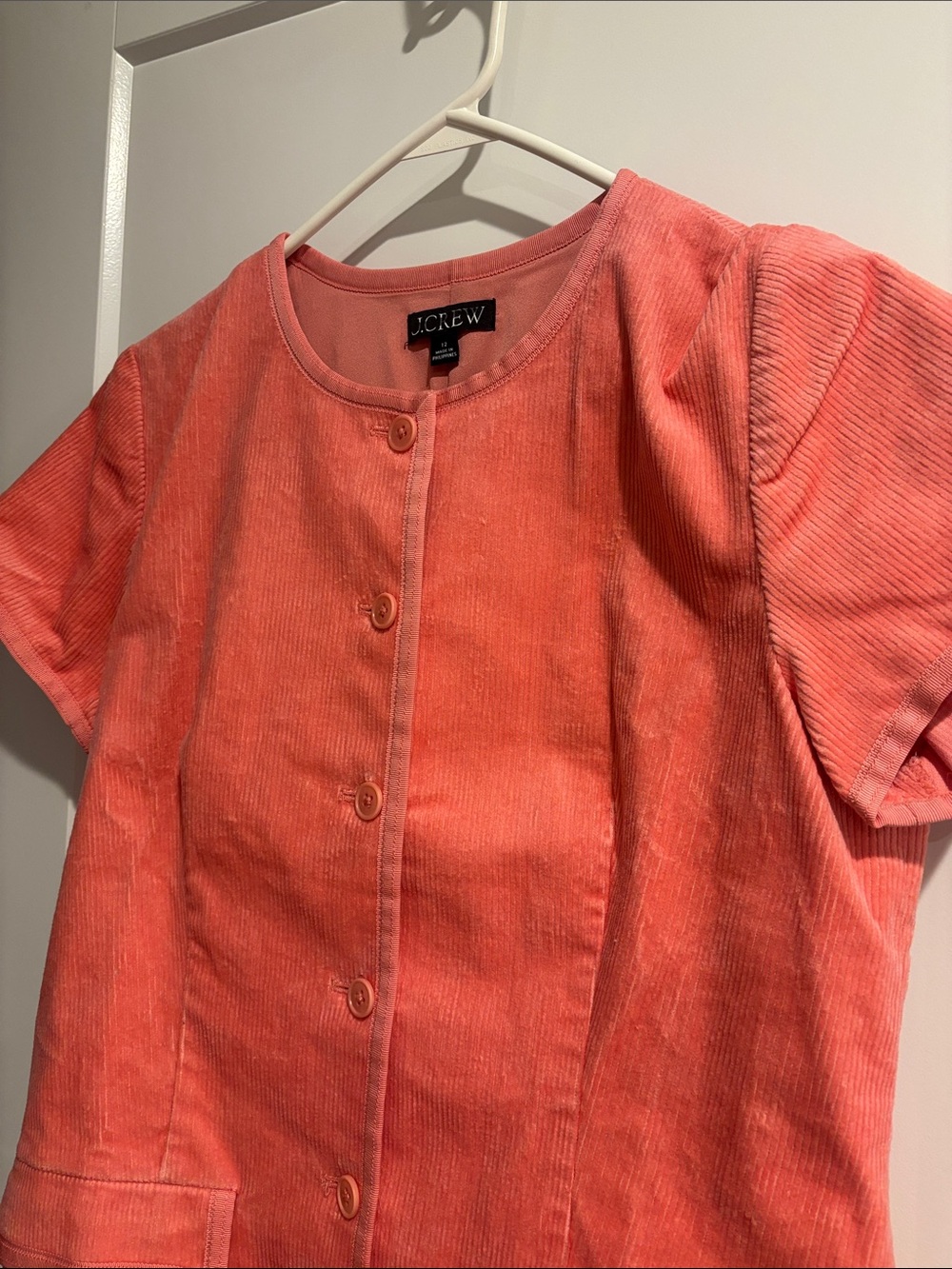 J. Crew Women’s Corduroy Short Sleeve Parc Dress 12 - Picture 4 of 8